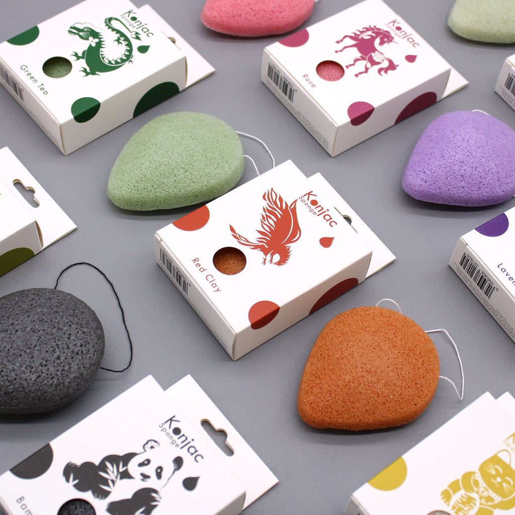 Teardrop Konjac Sponge for Sensitive Skin Natural Cleansing Tool