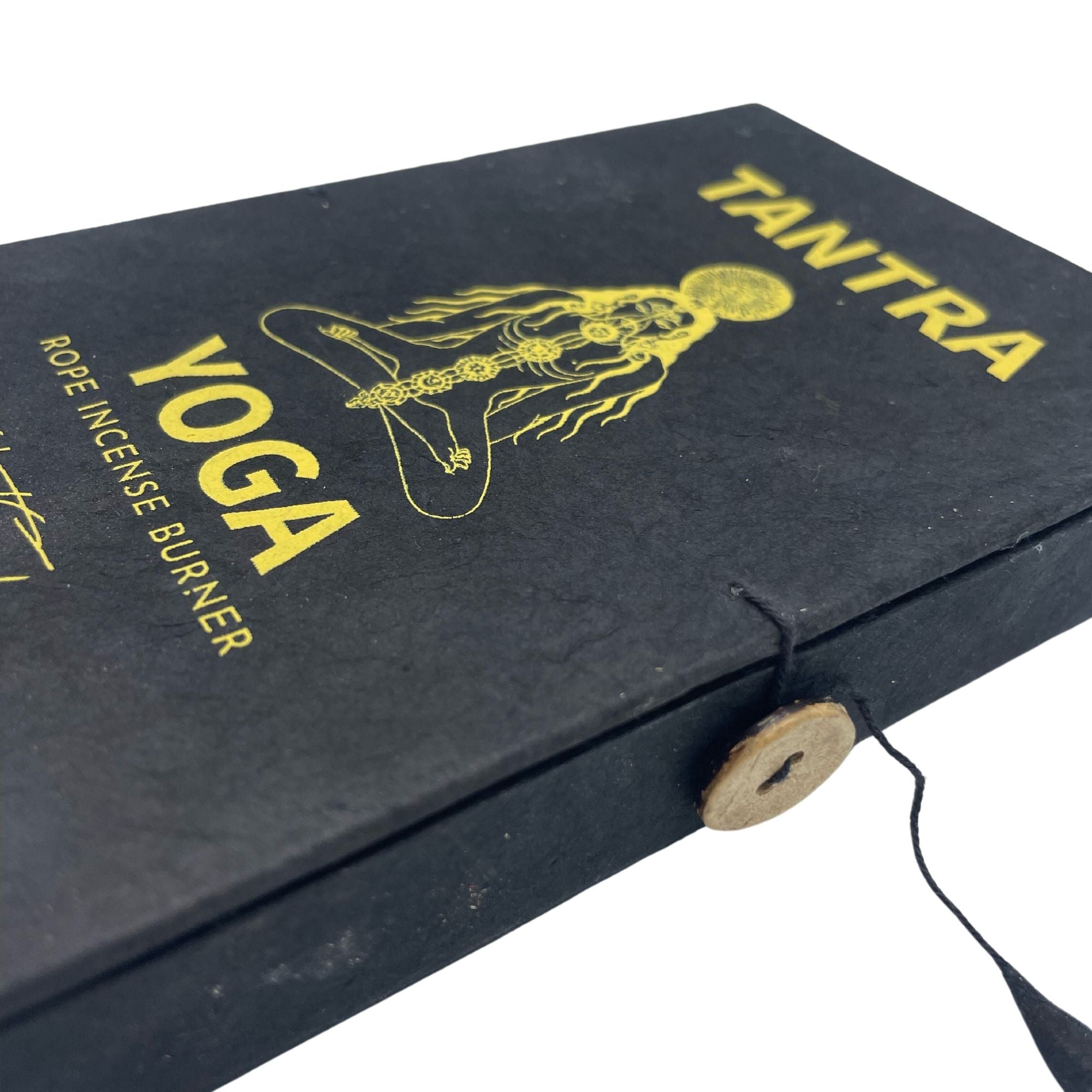 Rope Incense Set with Silver Plated Holder for Yoga Practice