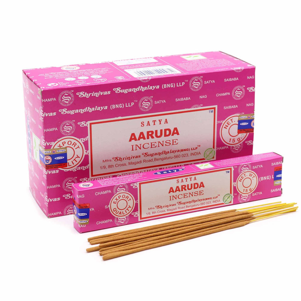 Satya Incense Sticks 15gm Aaruda for Energising Home Fragrance