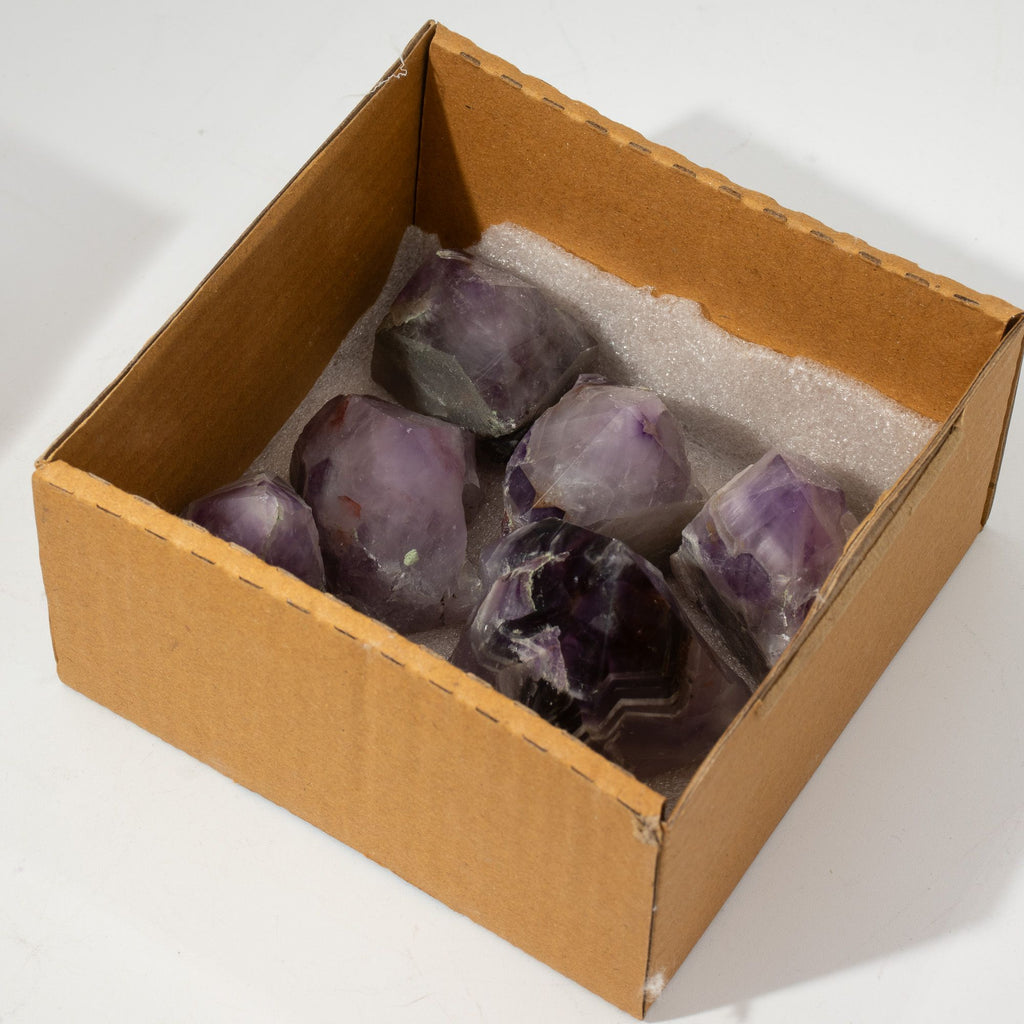 Amethyst A Grade Gemstone Top Polished Points Set of 5 to 6 Pieces