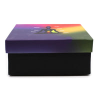 Large Yin & Yang Singing Bowl Set- White/Purple 14cm