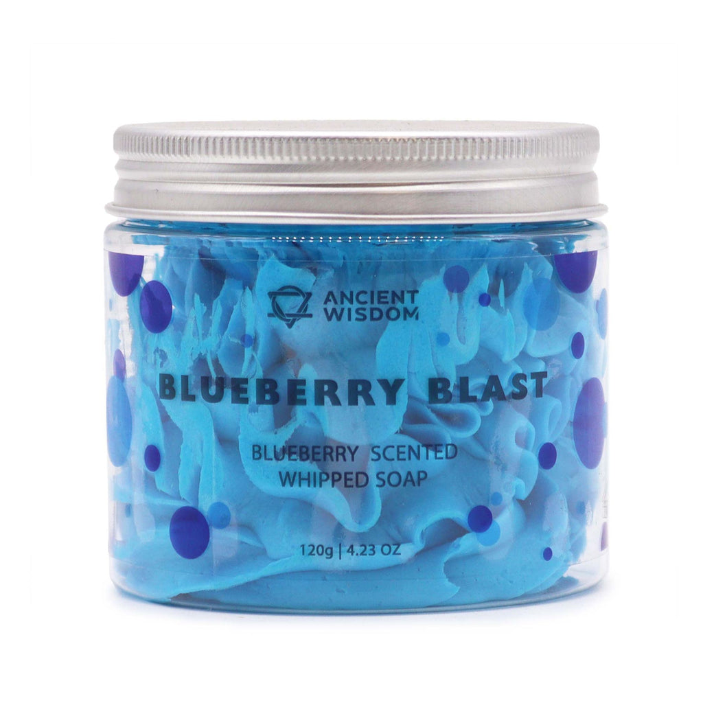 Blueberry Whipped Soap 120g for Nourishing Bath and Body Care