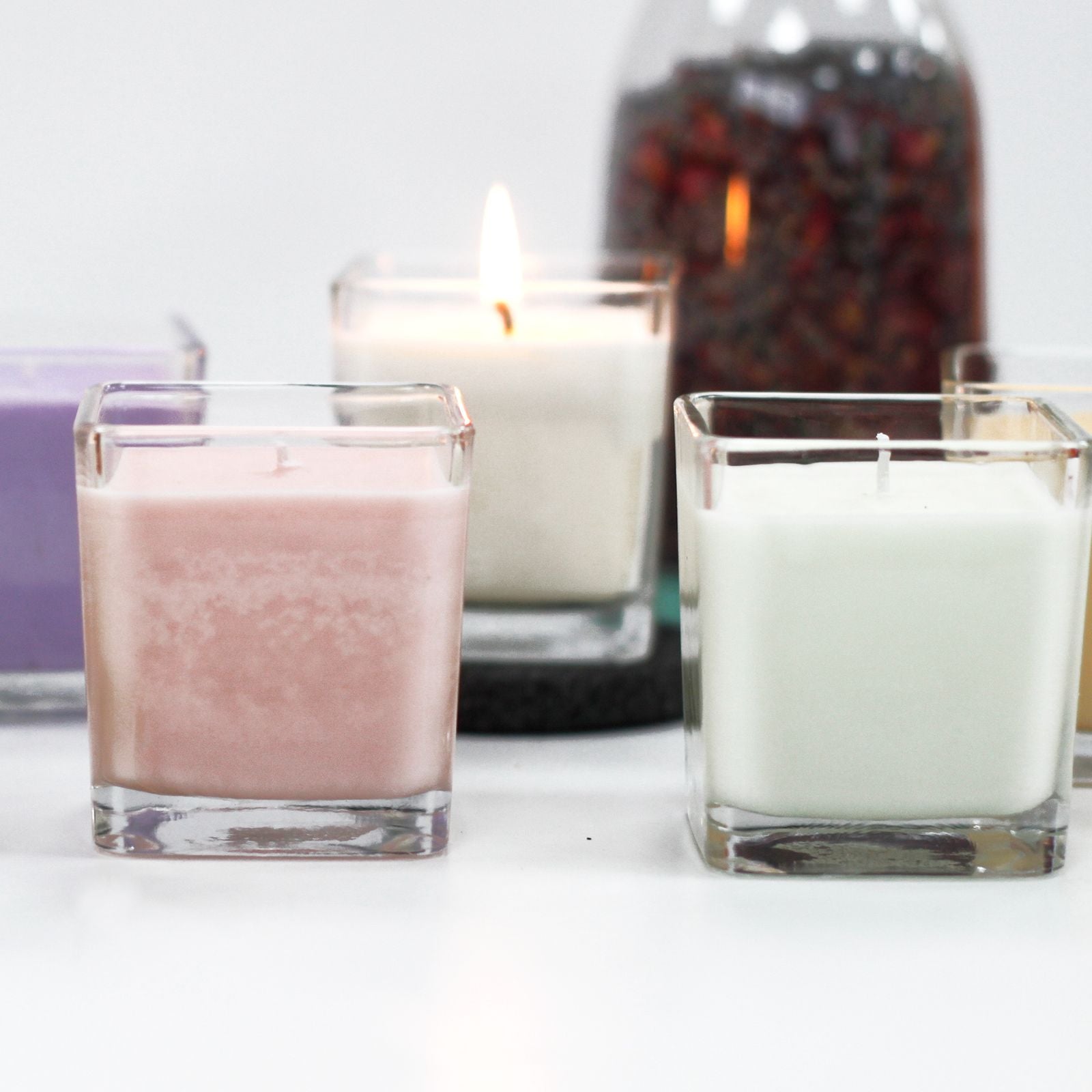 White Label Soy Wax Jar Candle with Vanilla Shortbread Scent