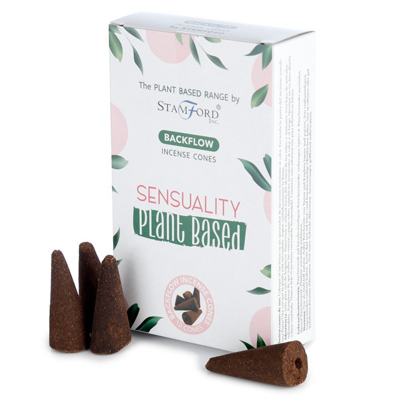Plant Based Backflow Incense Cones Sensuality for Relaxation