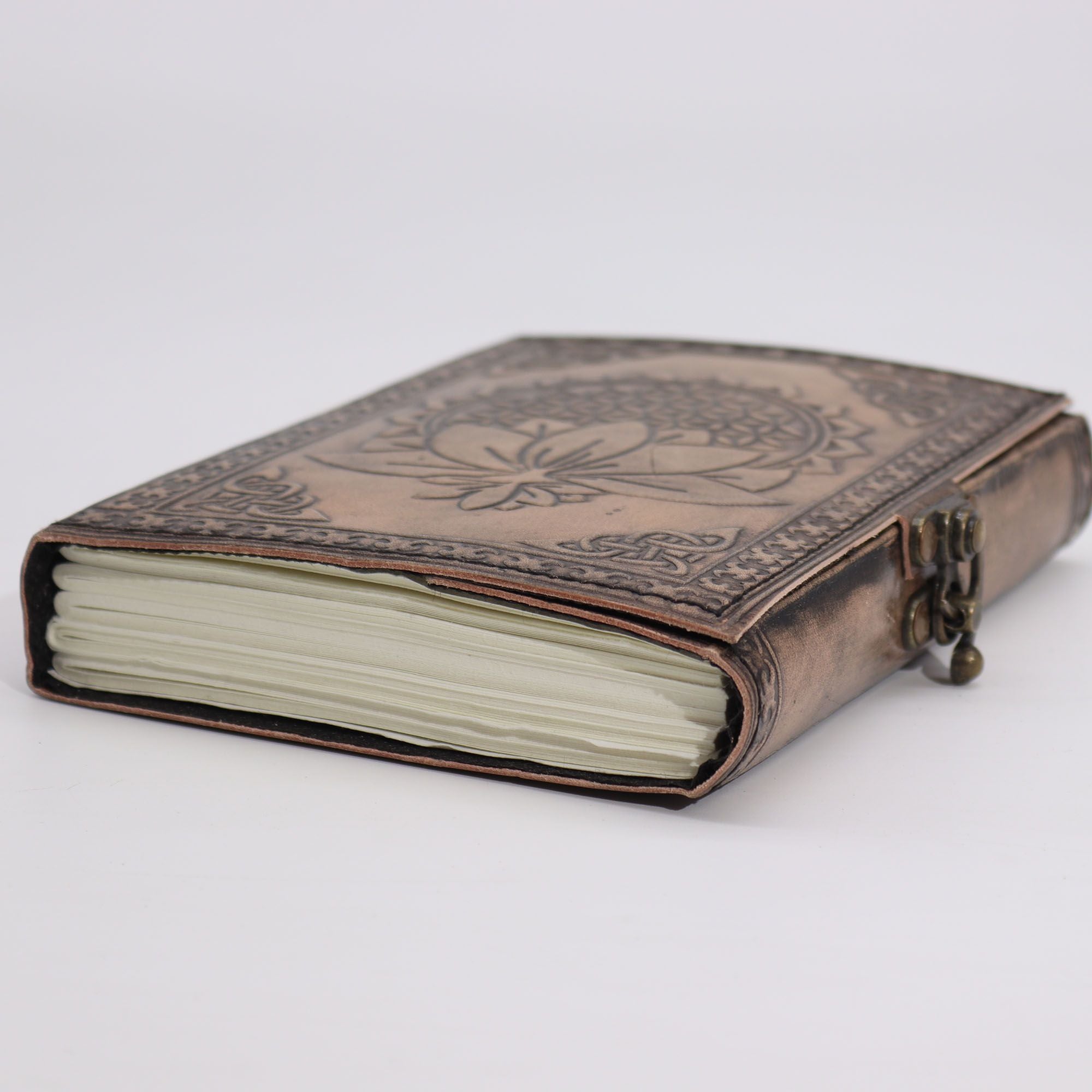 Lotus Madala Esoteric Notebook in Antique Grey with 200 Pages