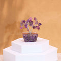 Mini Gemstone Tree on Orgonite Base with 15 Amethyst Stones