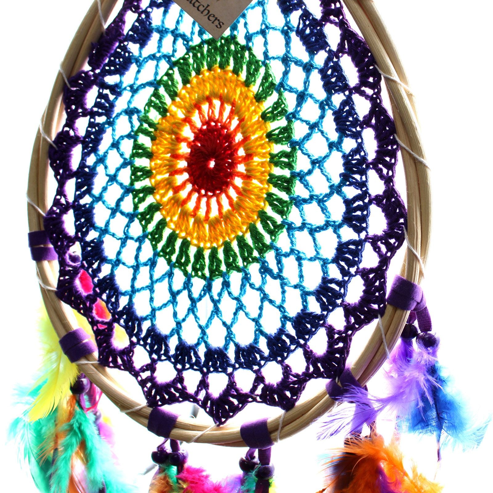 Bali Dream Catchers Medium Multi Teardrop Design for Home Decor