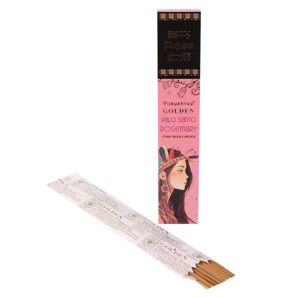 15g Golden Palo Santo and Rosemary Incense Sticks for Aromatic Use
