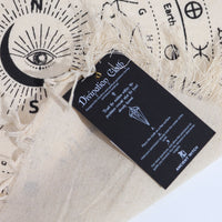 Pendulum Divination Cloth – All Seeing Eye, Natural Cotton