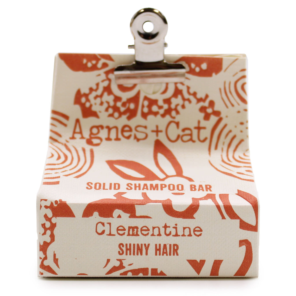 Agnes + Cat Clementine Solid Shampoo Bar for Radiant Hair Care