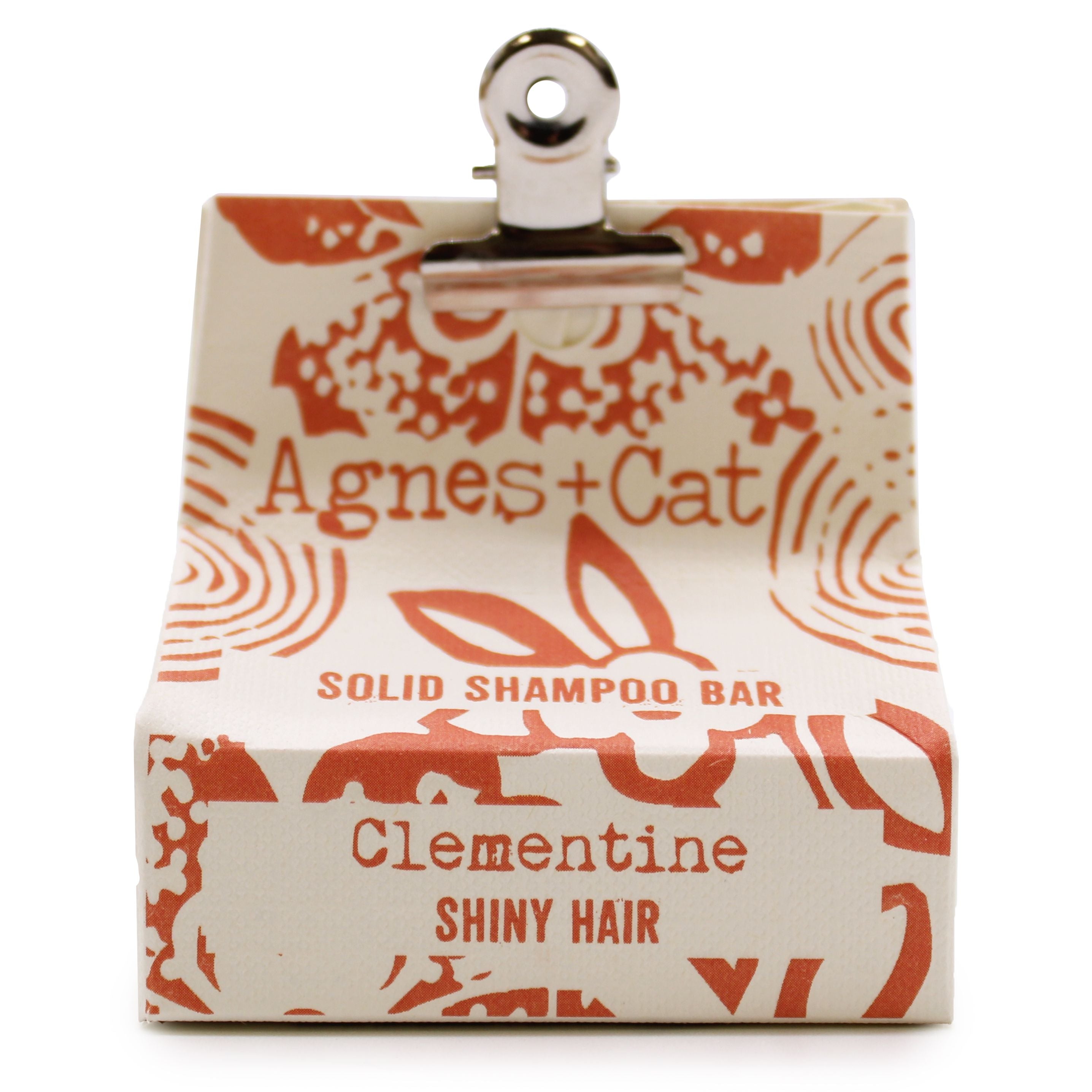 Agnes + Cat Clementine Solid Shampoo Bar for Radiant Hair Care