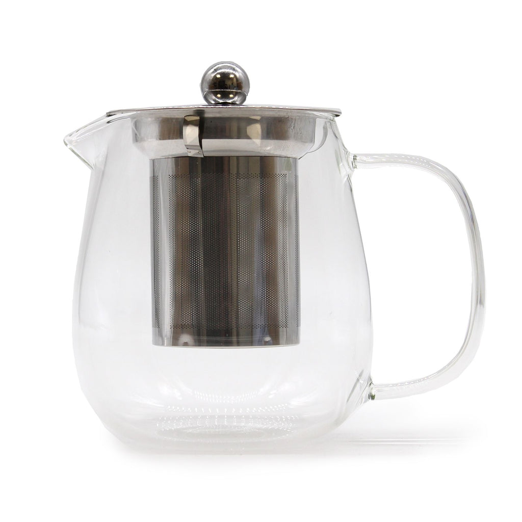 Glass Infuser Teapot Contemporary Design with 550ml Capacity