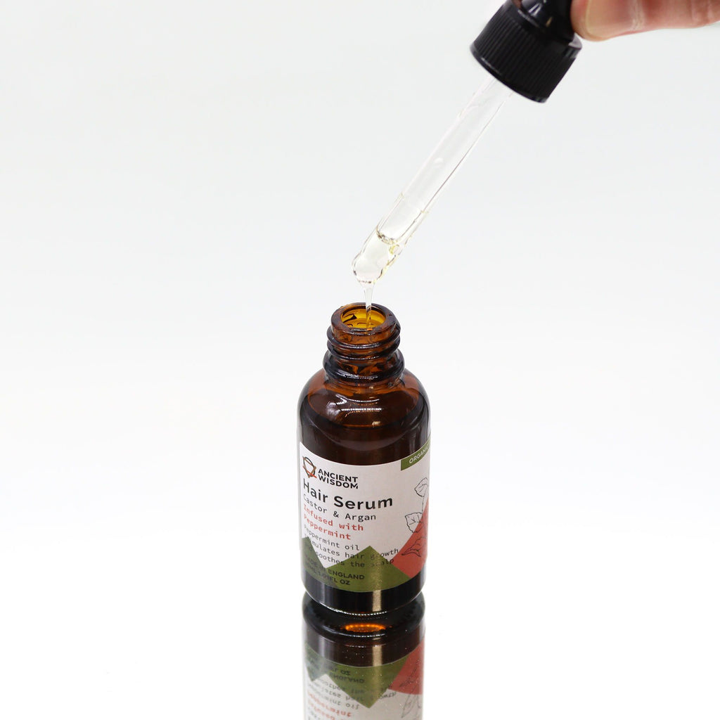 Organic Hair Serum 30ml Peppermint for Healthy Hair Growth