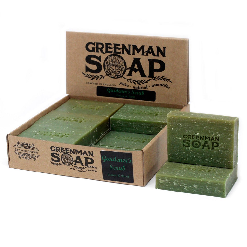Greenman Soap Slice 100g with Lemon and Basil for Gardeners