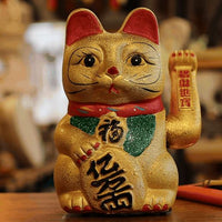 Japanese Lucky Money Cat Ornament – Extra Large Gold