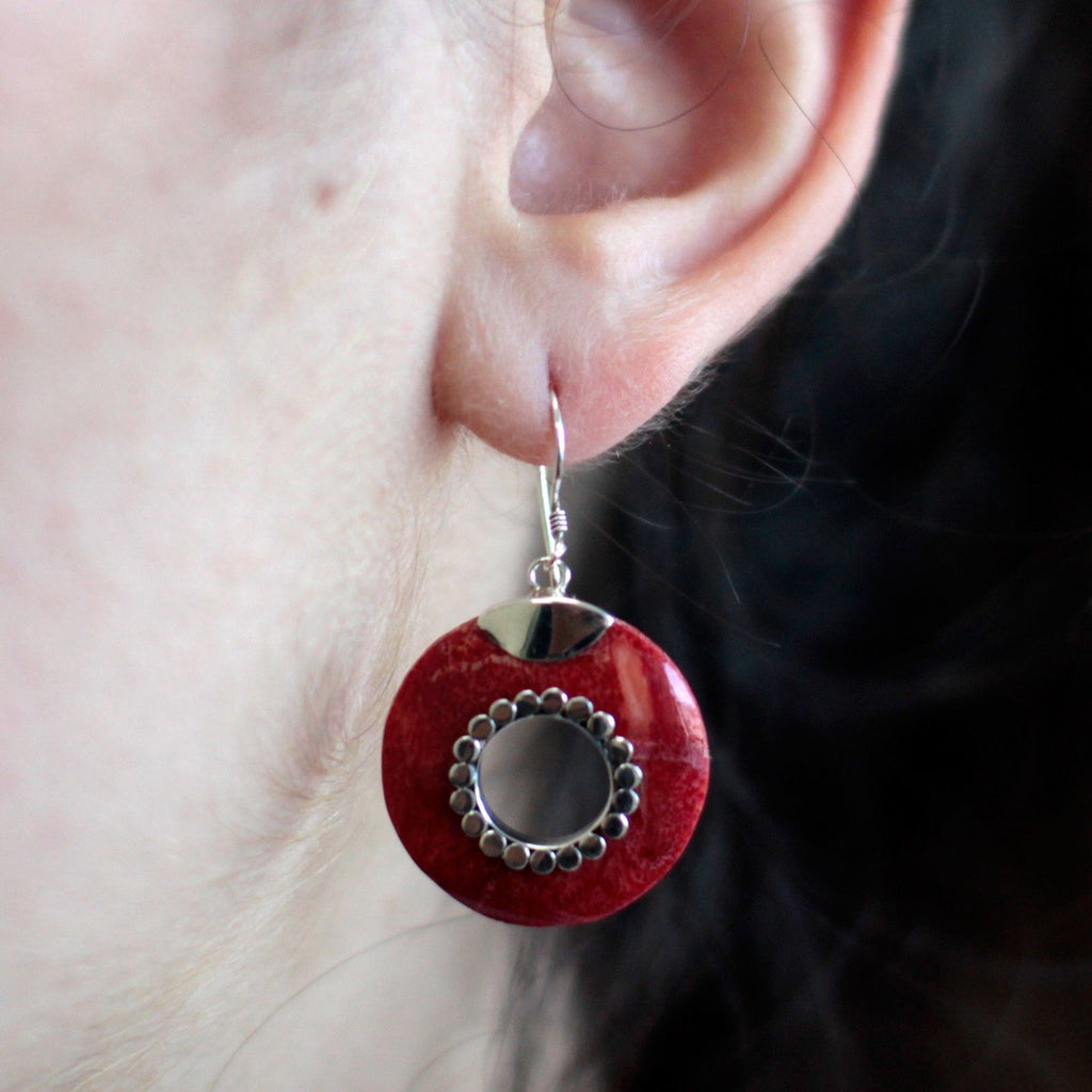 925 Silver Earrings Do Nuts for Elegant Evening Wear and Style