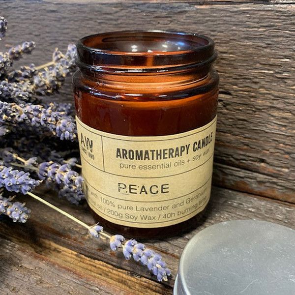 Aromatherapy Candle Peace for Relaxation and Clear Thinking 200g