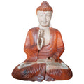 Hand Carved Buddha Statue 40cm Teaching Transmission Design