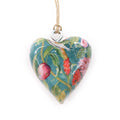 Large Decor Wood Heart with Bird and Floral Design for Home Decor