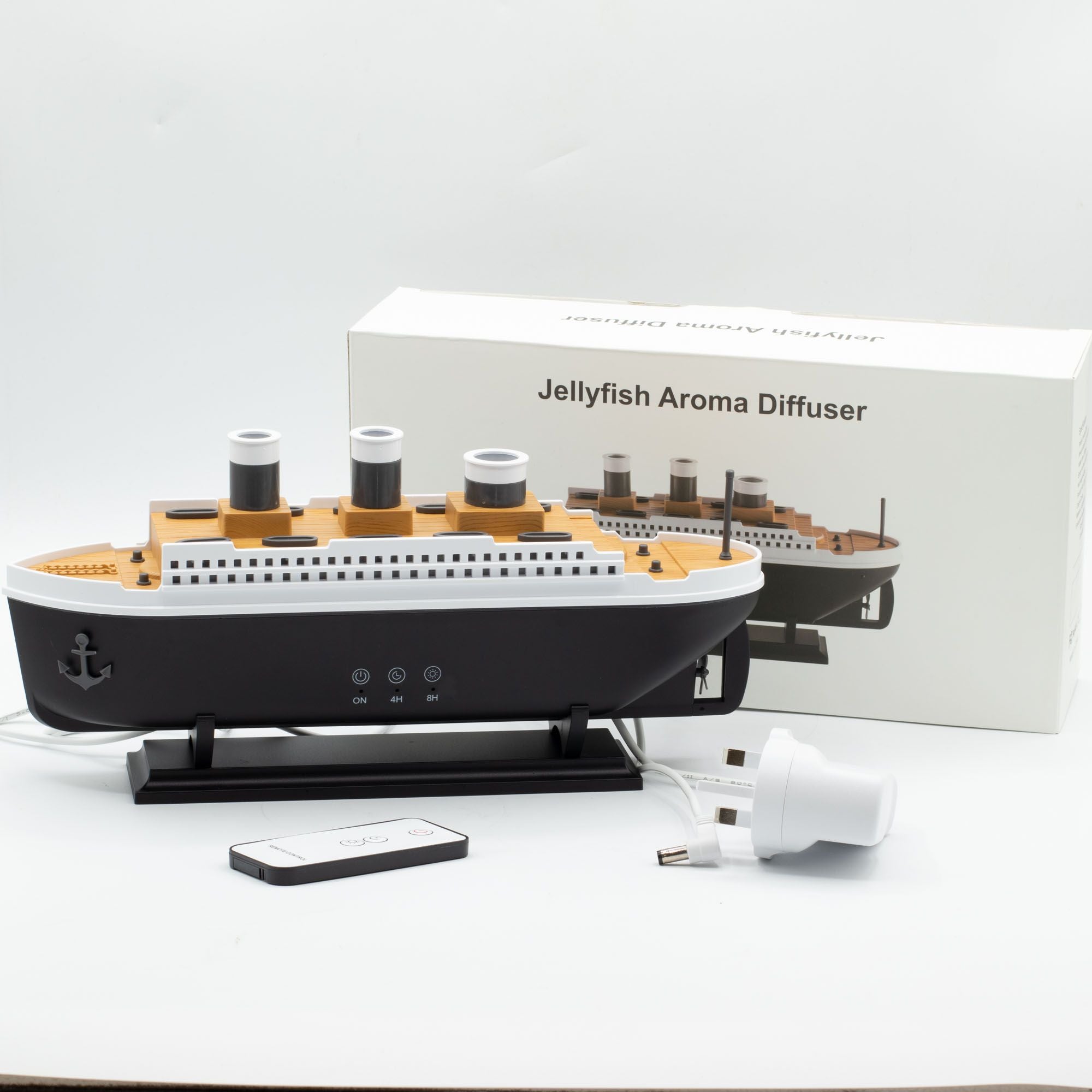 Ship Model Puff Effect Aroma Diffuser with Colour Changing LED