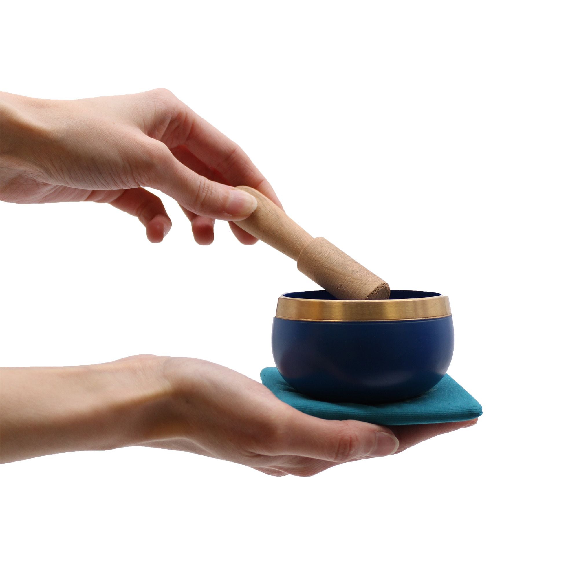 Chakra Pyramid Singing Bowl Gift Set with Seven Bowls for Harmony