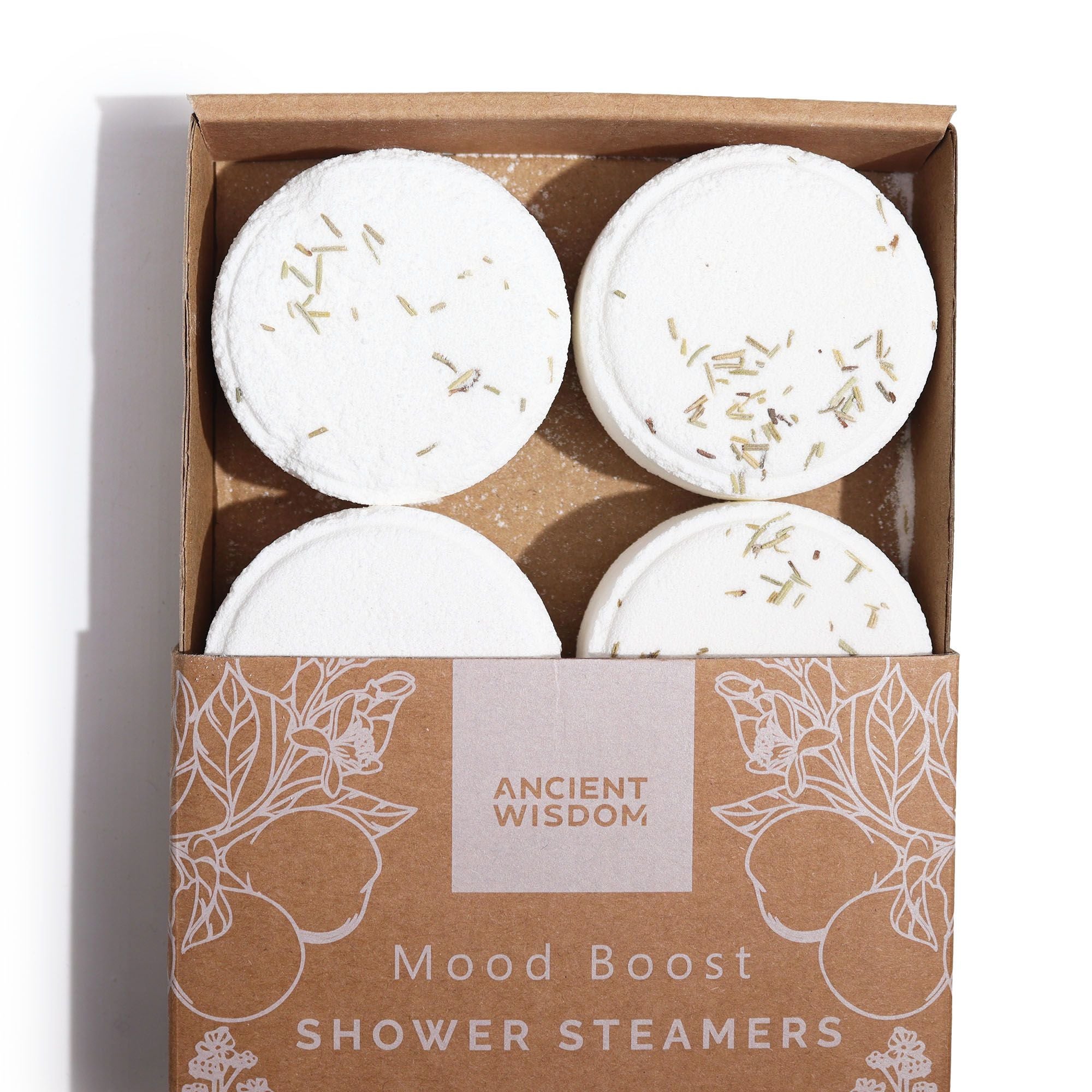 Zen Shower Steamers Wellness Gift Set with Uplifting Scents