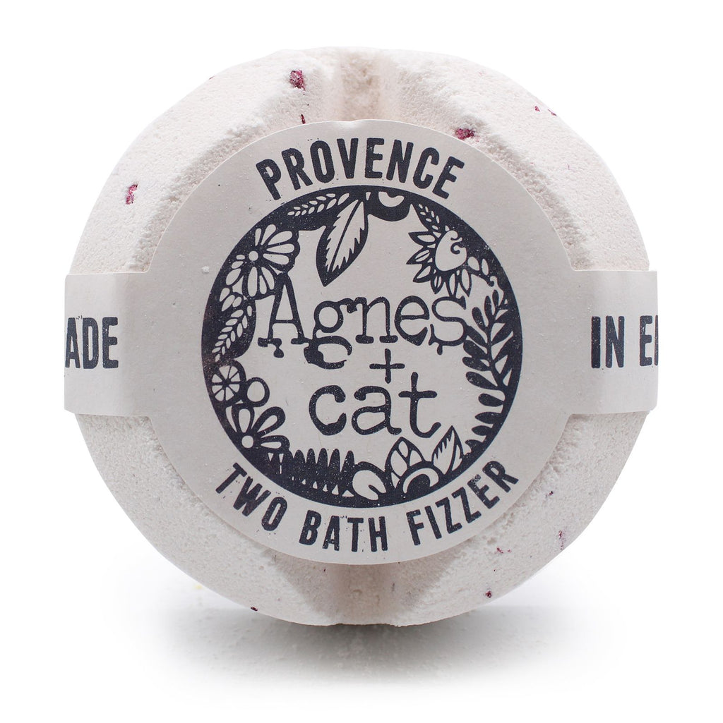 Agnes + Cat Provence Bath Fizzer for a Relaxing Soak Experience