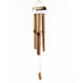 Bamboo Windchime with Natural Finish Featuring Four Large Tubes