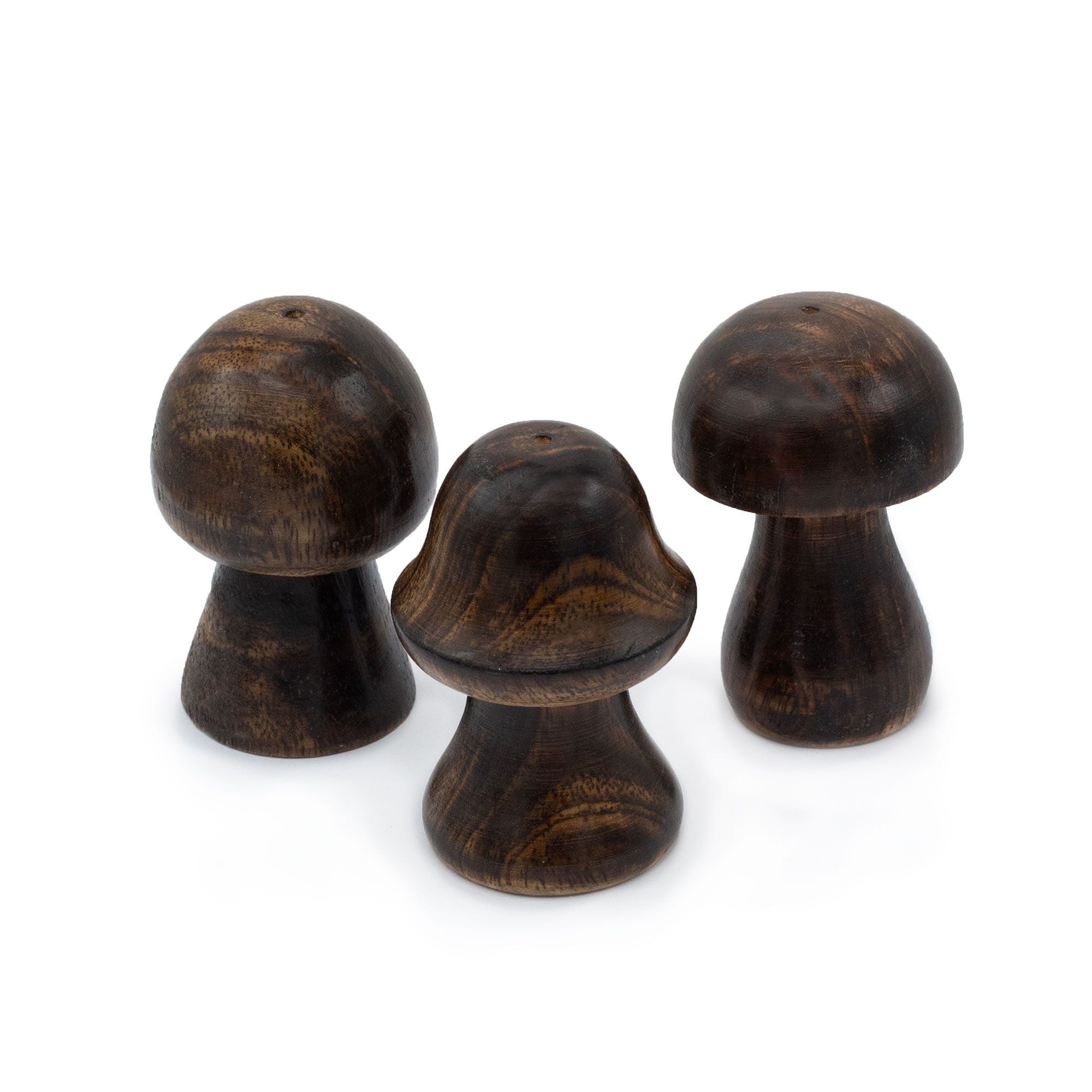 Set of 3 Mini Incense Mushrooms Unique Holders for Sticks