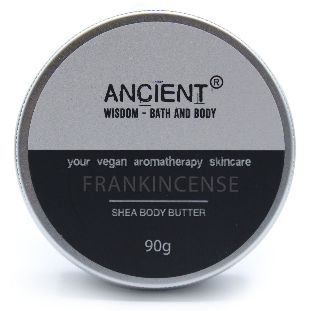 Aromatherapy Shea Body Butter 90g Infused with Frankincense Scent