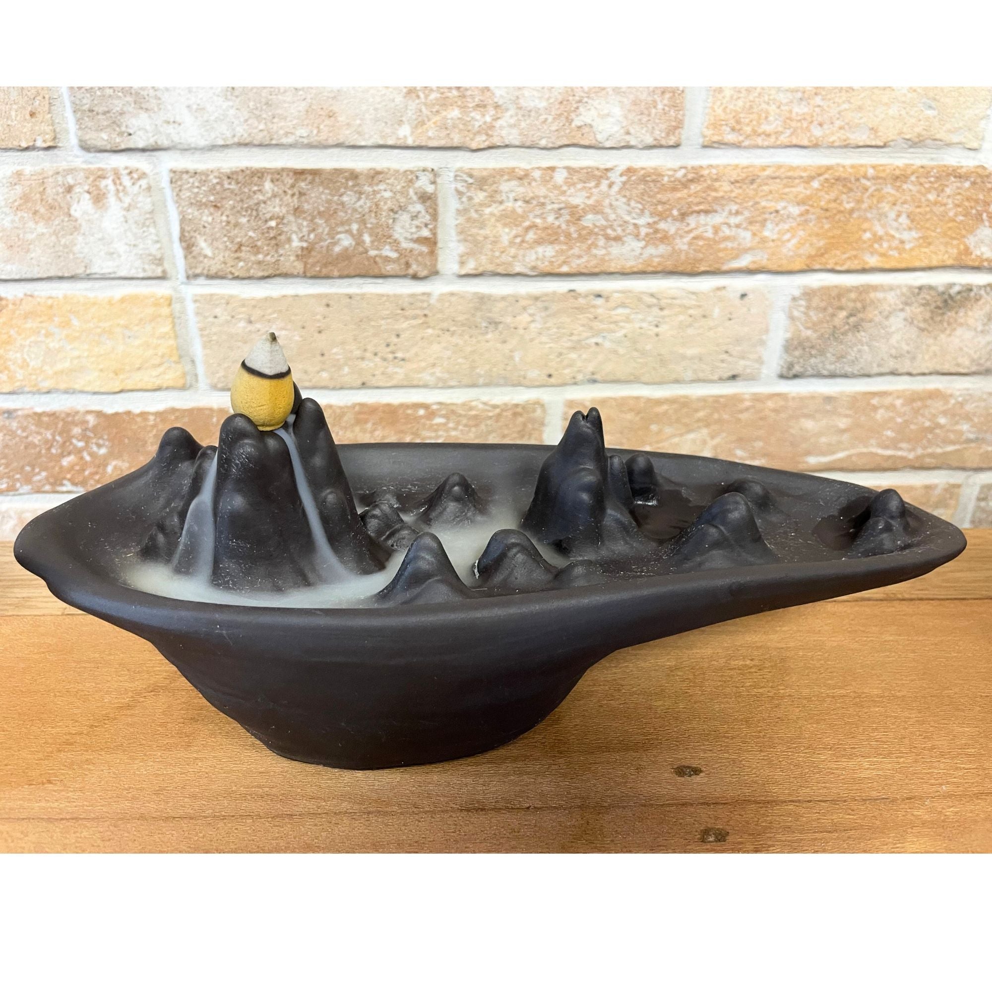 Backflow Incense Burner Mountain Scape for Peaceful Serene Spaces