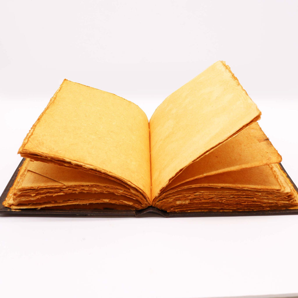 Hefty Brown Tan Journal with Zinc Triple Moon Decor and 200 Pages