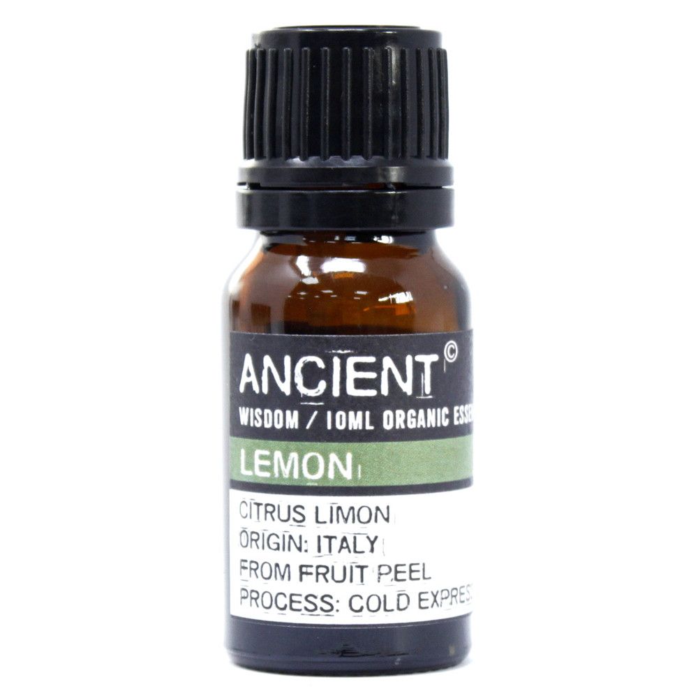 Lemon Organic Essential Oil 10ml for Refreshing Aromatic Use