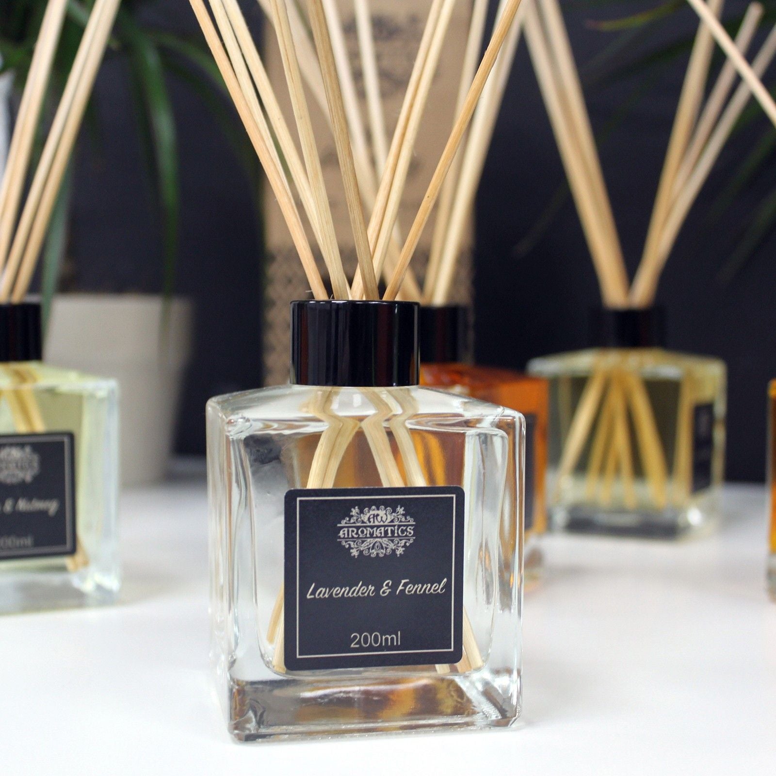 200ml Lavender & Fennel Essential Oil Reed Diffuser for Home Use