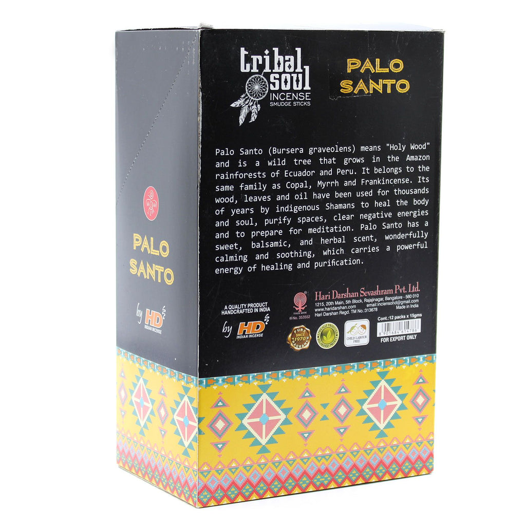 Tribal Soul Incense Sticks Palo Santo for Calming Aromatic Experience