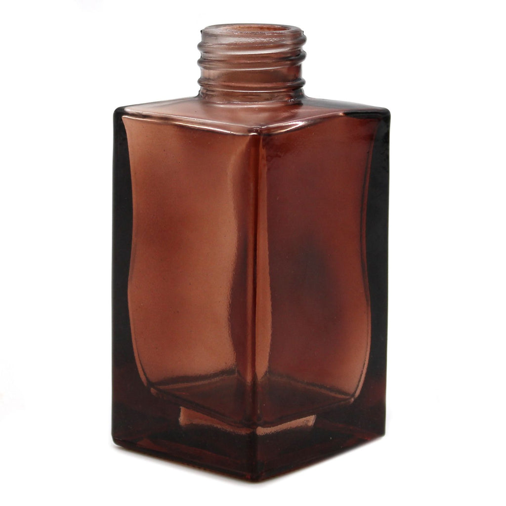 100 ml Square Long Reed Diffuser Bottle in Amber for Fragrance