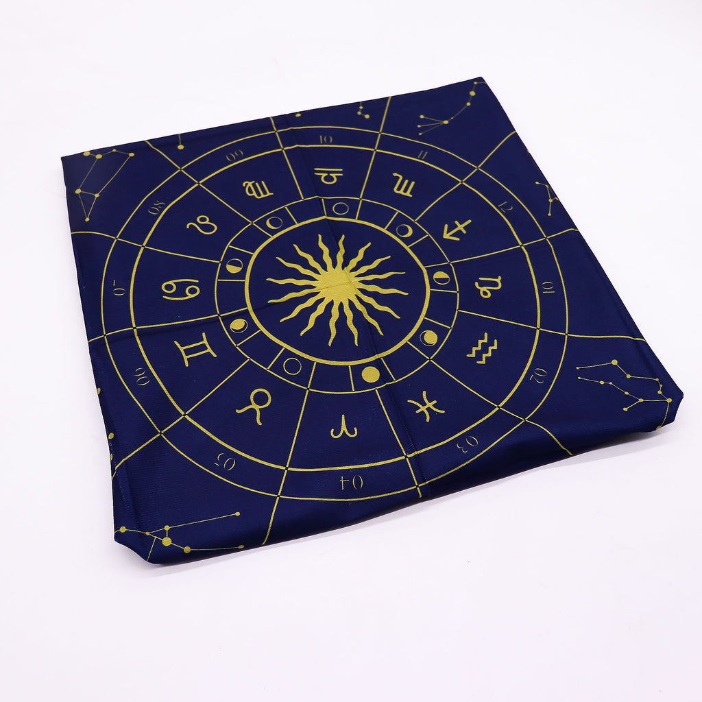 Zodiac Tarot Reading Cloth for Enriching Your Tarot Experience