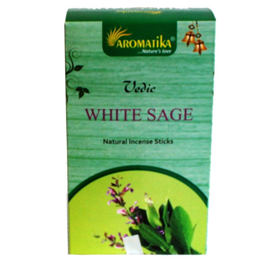 Vedic Incense Sticks White Sage for Aromatic Home Fragrance