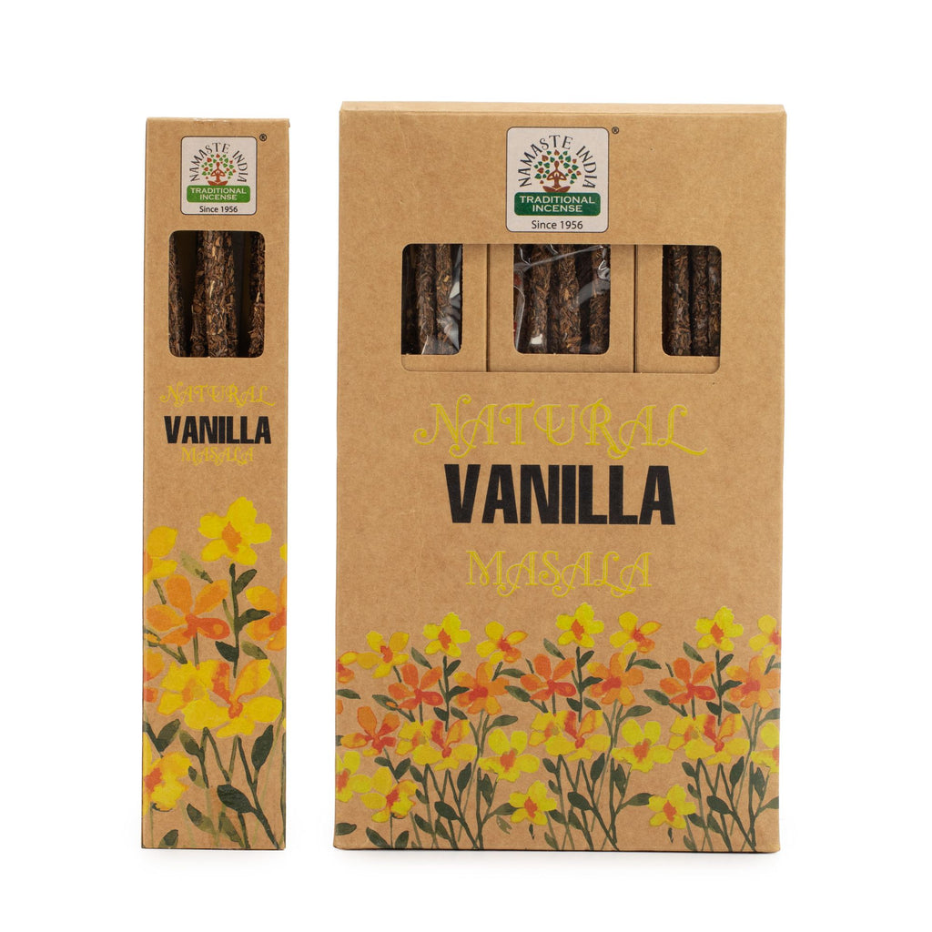 Natural Botanical Masala Incense Sticks with Vanilla Aroma