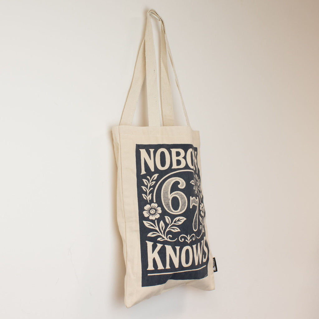 Nomad Sari Iconic Toni Tote Bag Nobody Knows 67 in Natural Colour