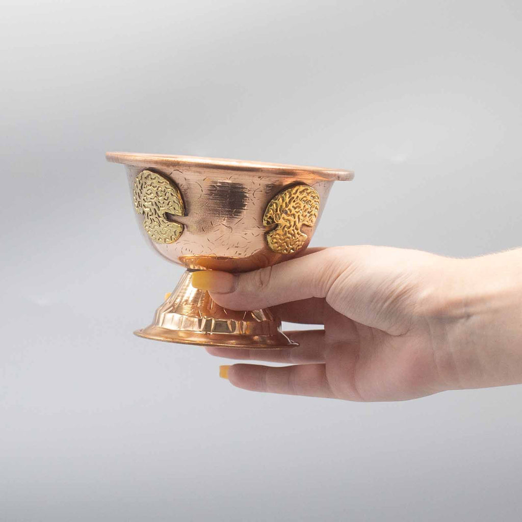 Copper Ritual Chalice with Tree of Life for Spiritual Practices