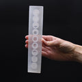 Flat Bar Charging Plate 20cm Moon Cycles for Crystal Charging