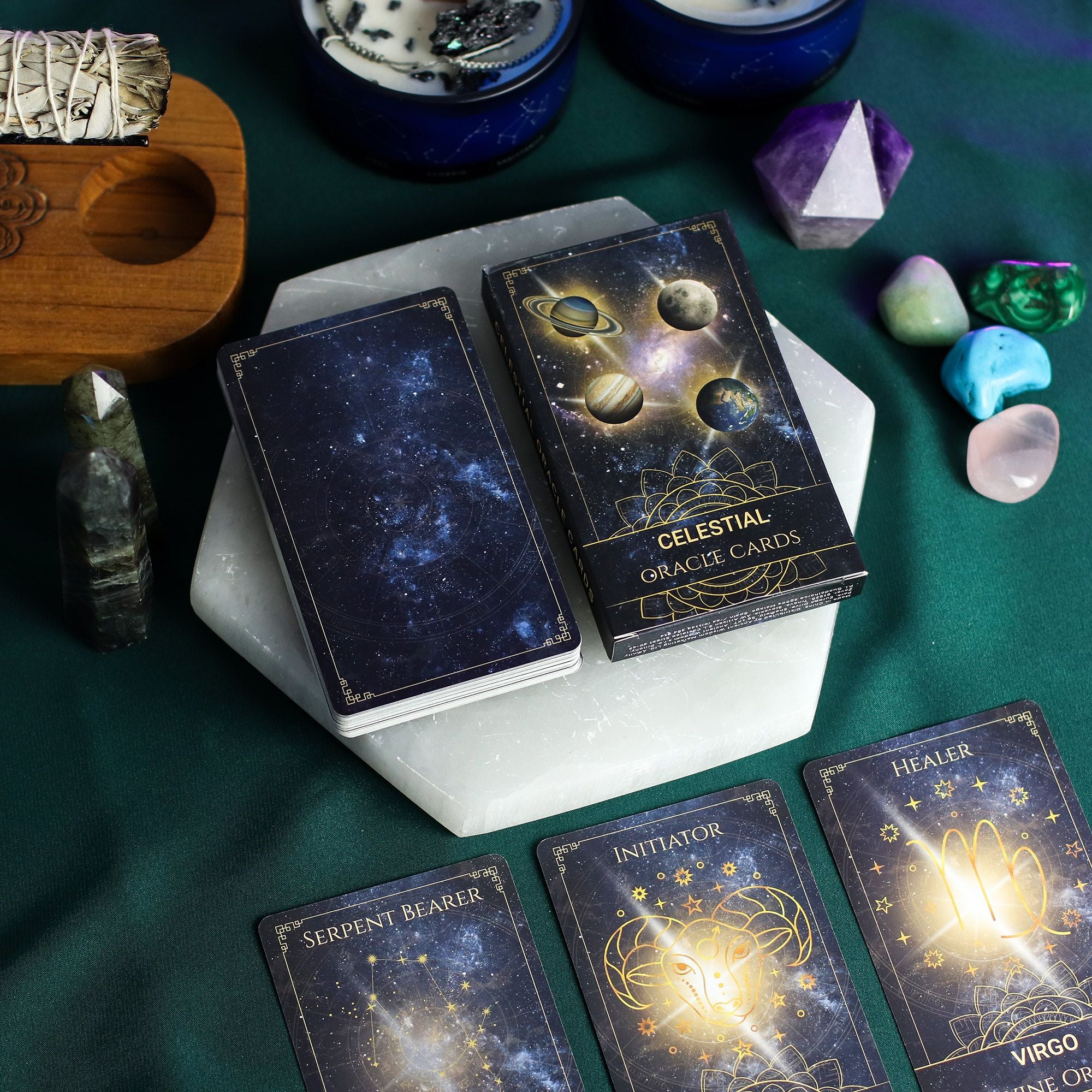 Celestial Energy Atlas Oracle Cards for Cosmic Intuition Insights