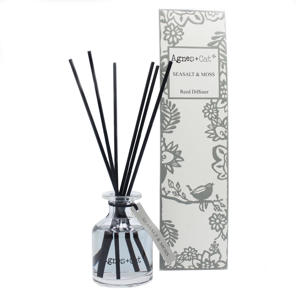 Agnes + Cat 140ml Reed Diffuser - Sea Salt & Moss