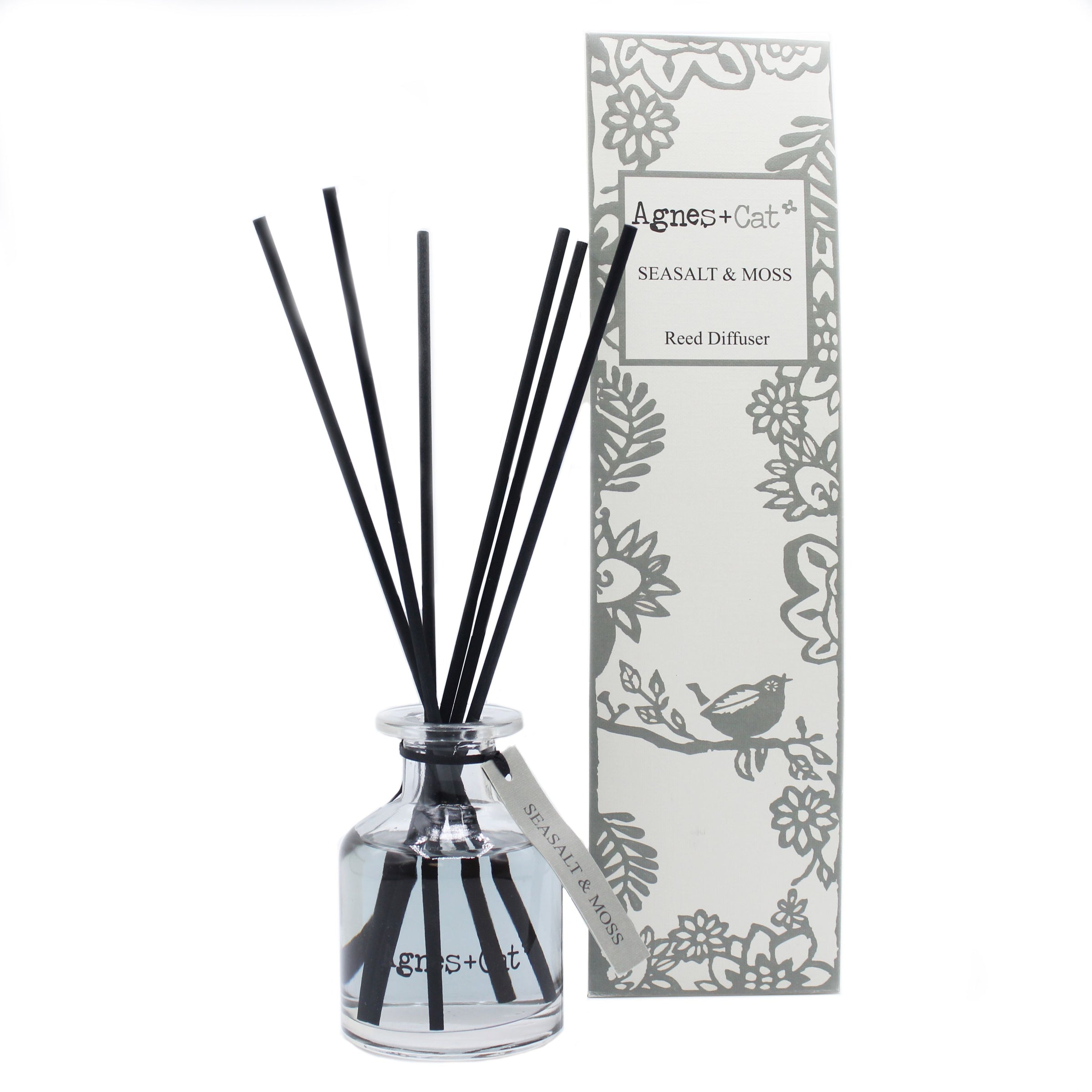 Agnes + Cat 140ml Reed Diffuser - Sea Salt & Moss