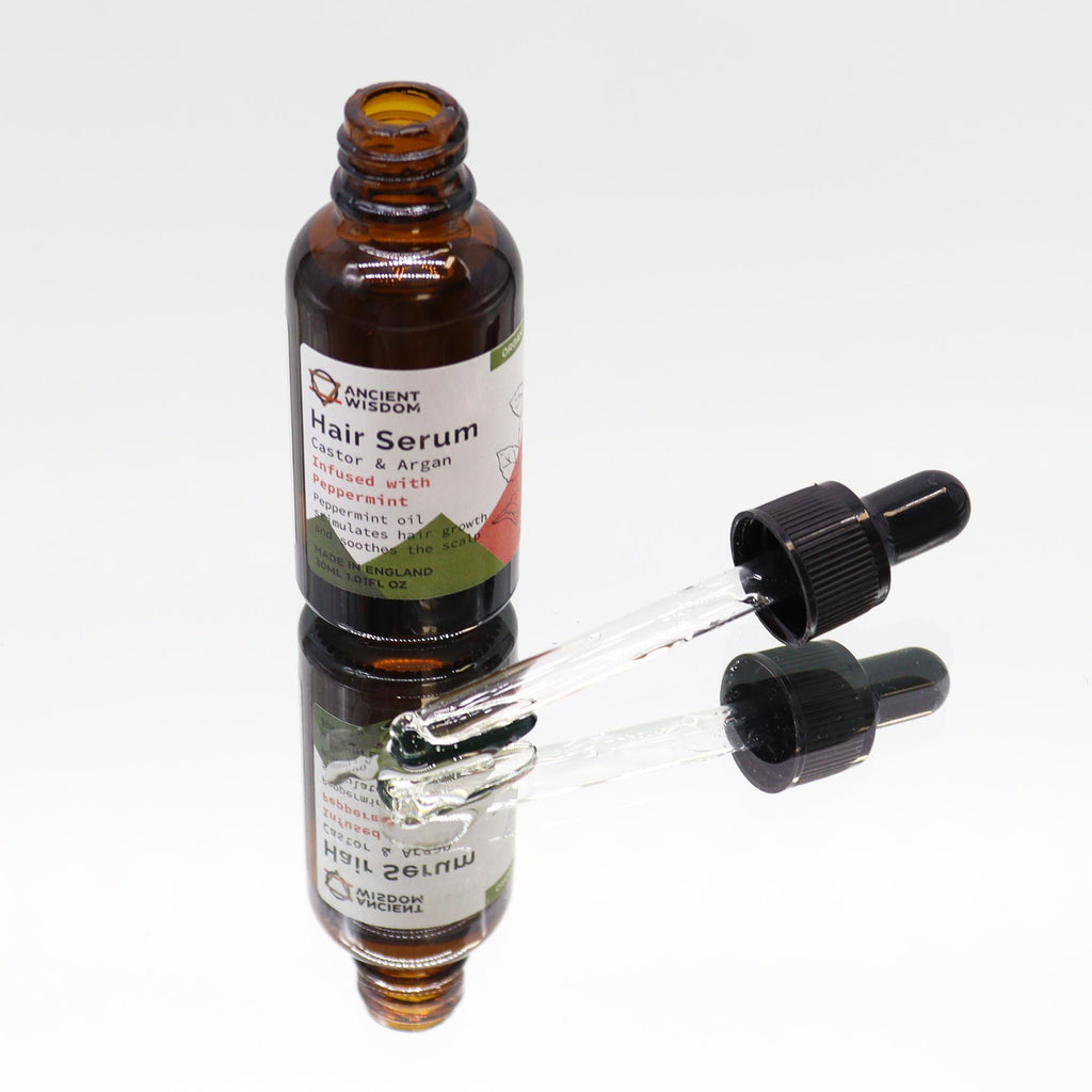 Organic Hair Serum 30ml Peppermint for Healthy Hair Growth