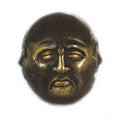 Fengshui Four Face Buddha 4.5cm Brass Object for Home Serenity and Joy