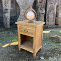 Classic Recycled Wood Bedside Table for Chic Home Decor Style