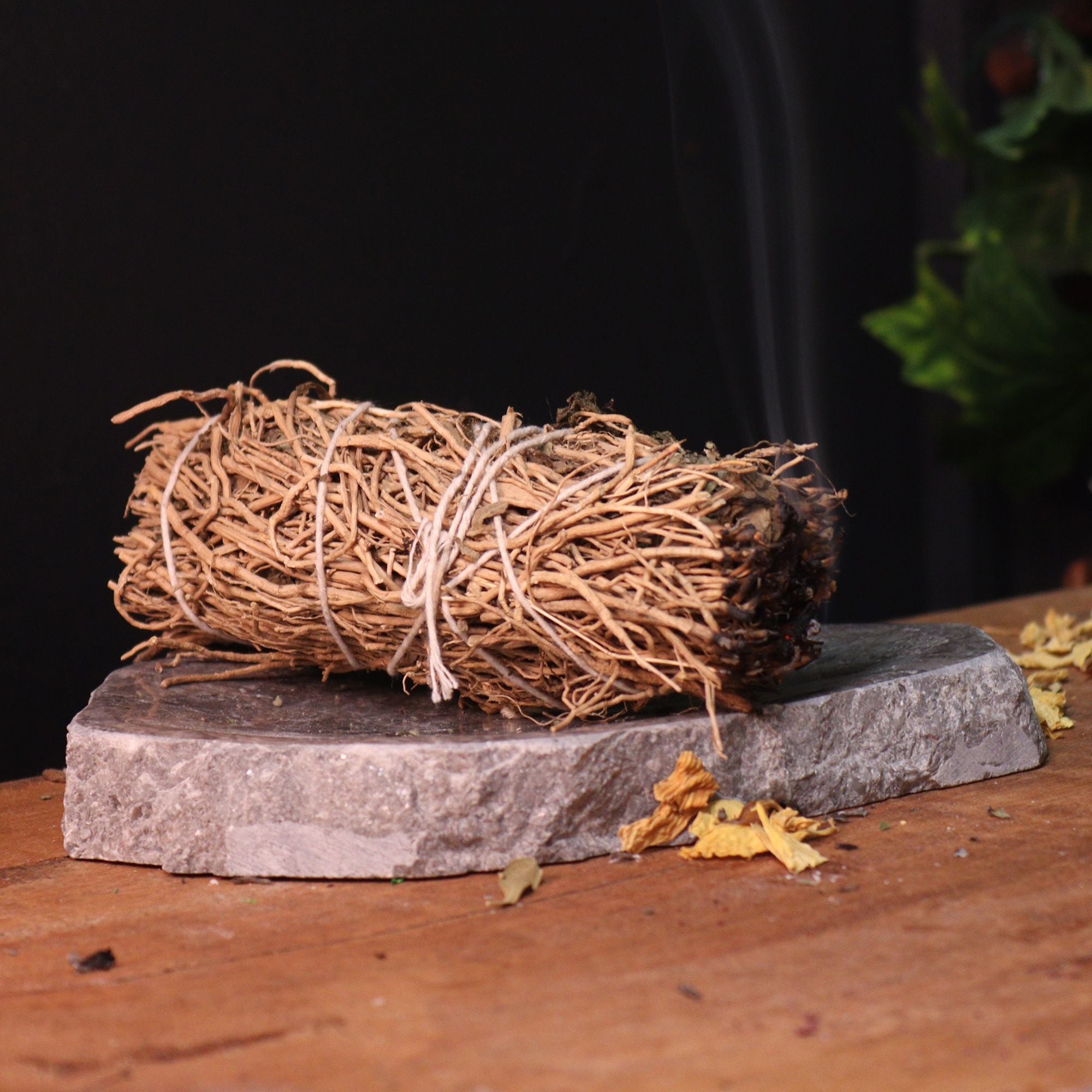 Banjara Vetiver Smudge Stick for Grounding and Enhanced Focus