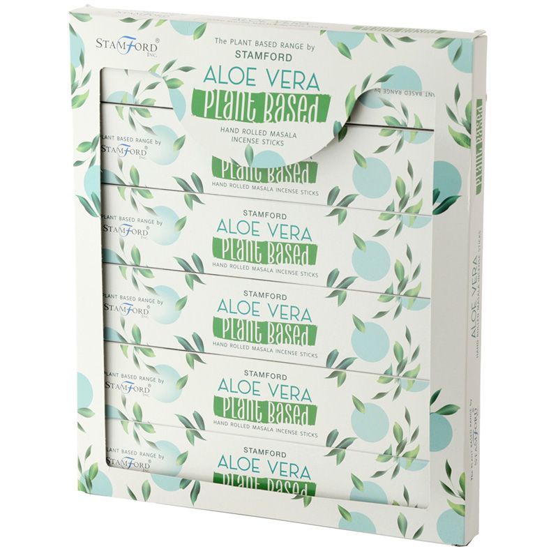Plant Based Masala Incense Sticks with Aloe Vera Aroma for Home